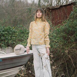 Meadows Lupin Top in Joplin Floral